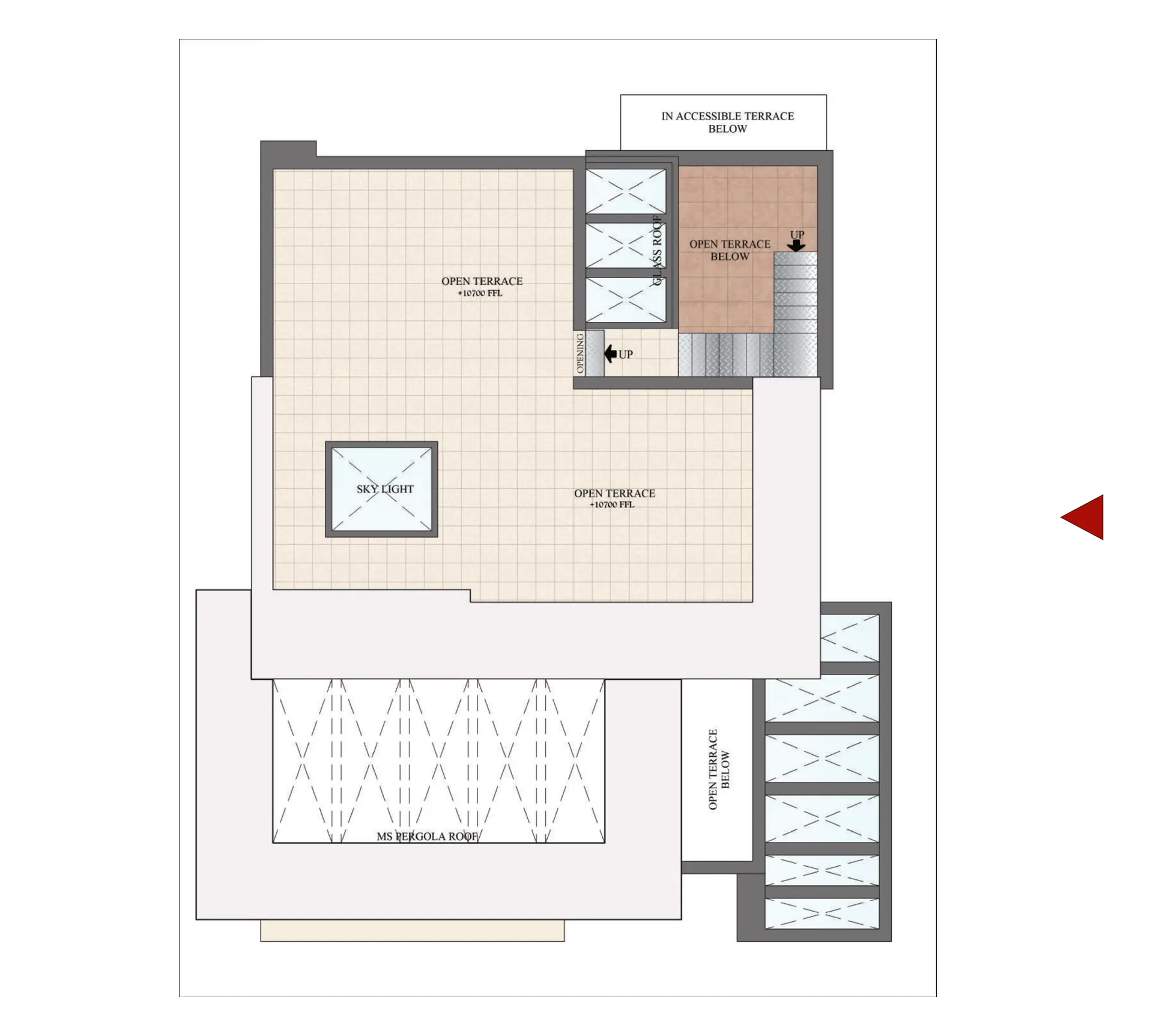 TYPE A | WF | SALE AREA: 314.45 SQ.M. / 3385 SQ.FT. | CARPET AREA: 222.39 SQ.M. / 2394 SQ.FT. | ROOF FLOOR